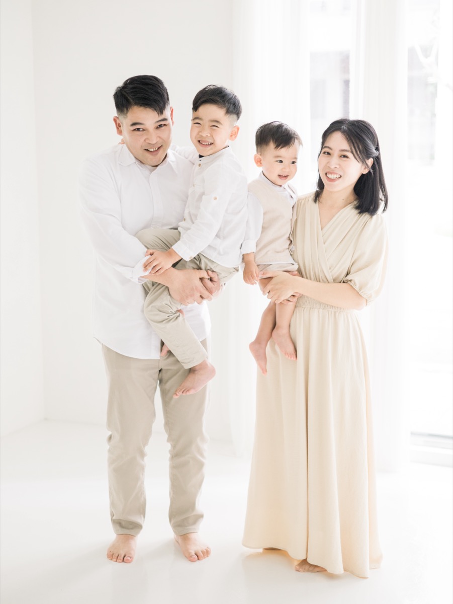 混齡孩子家庭寫真