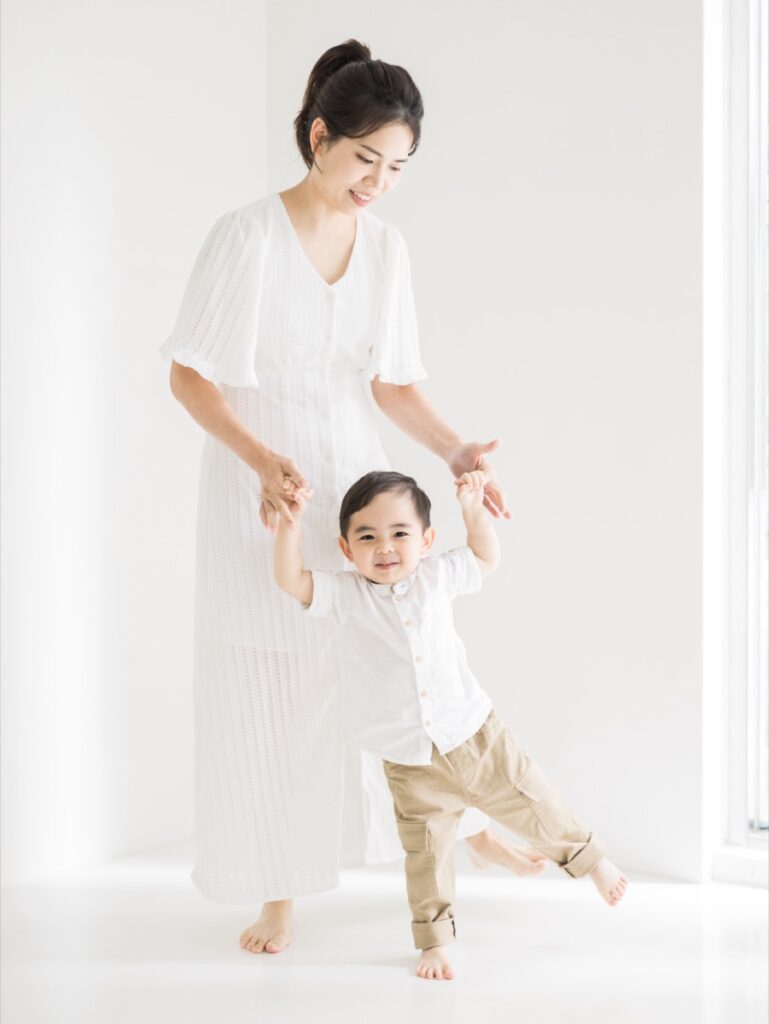 媽咪與兩歲孩子的寫真