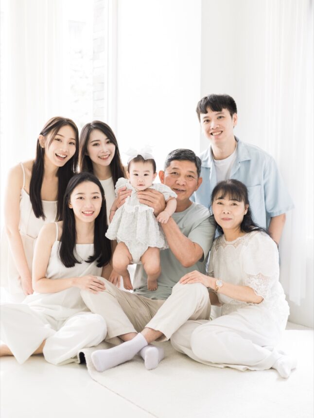 寶寶親子全家福，三代同堂