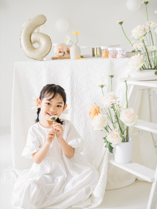 六歲孩子的好好玩蛋糕計畫與親子寫真