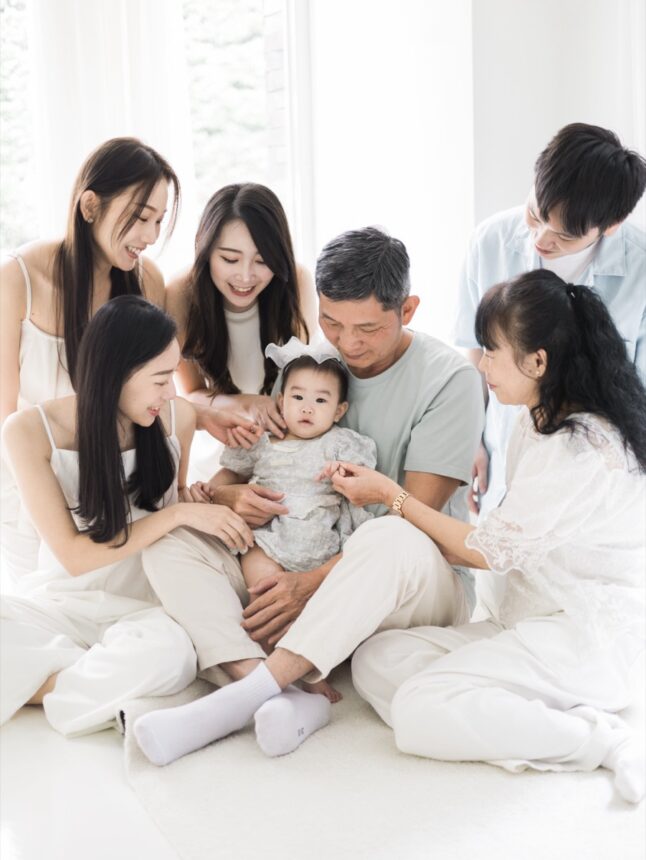 三代同堂家庭寫真