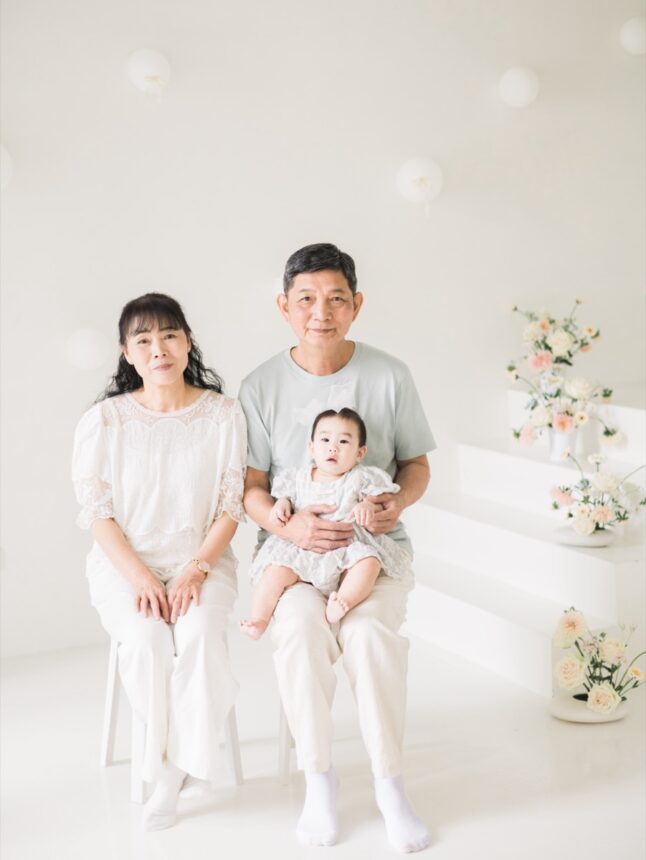 祖父母與寶寶合影