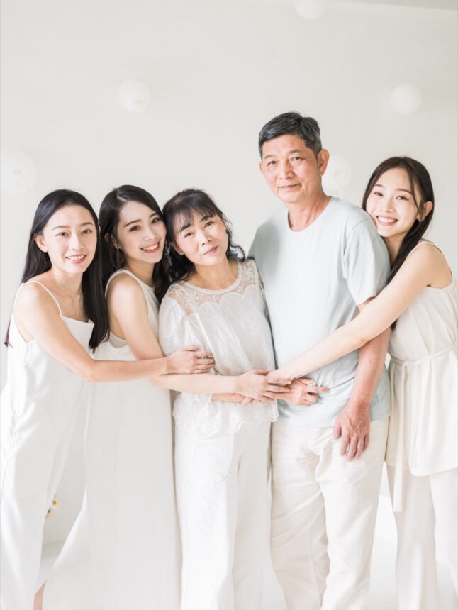 成年子女全家福