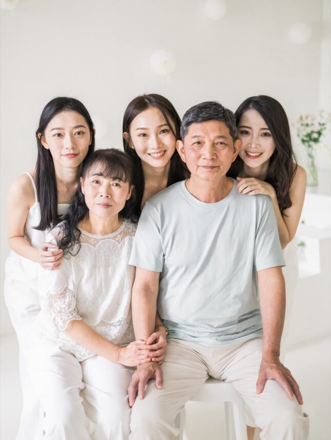 成年子女全家福