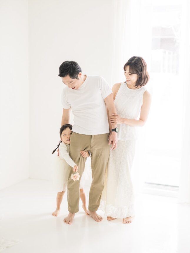 四歲的親子寫真