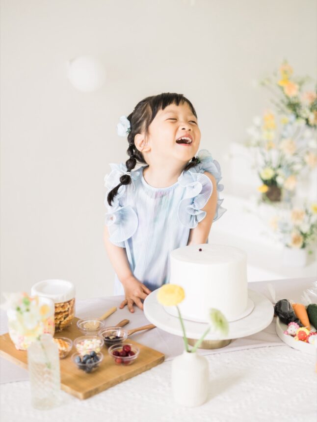 四歲的蛋糕計畫與親子寫真
