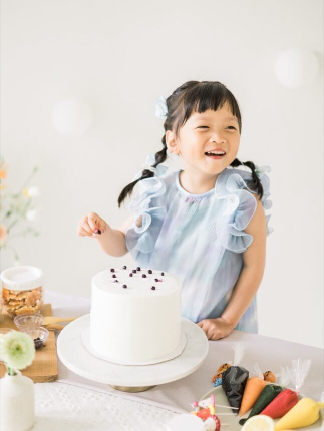 四歲的蛋糕計畫與親子寫真