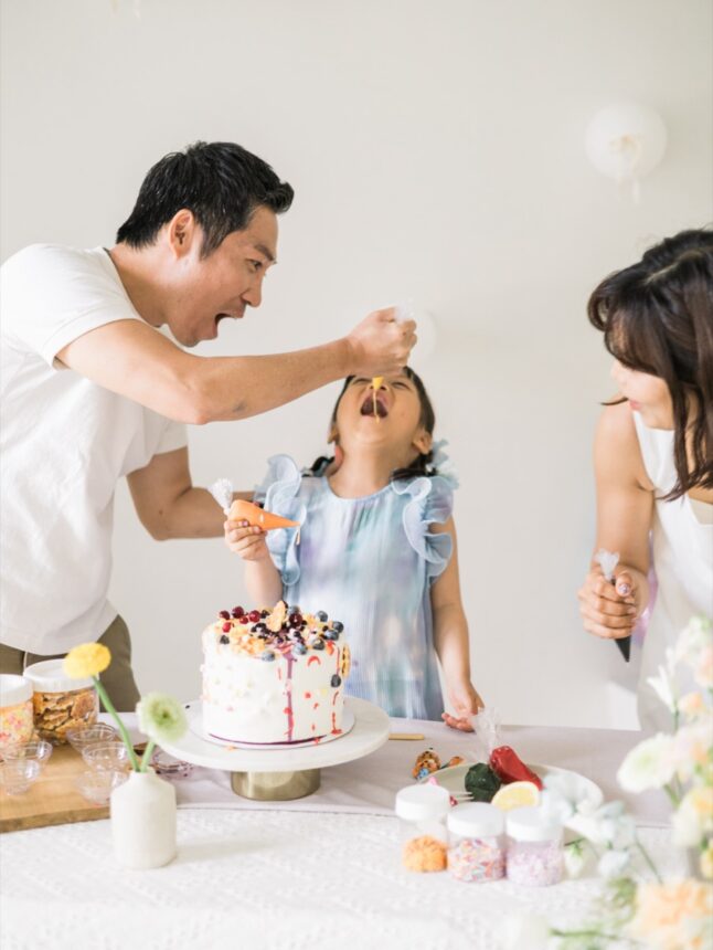 四歲的蛋糕計畫與親子寫真