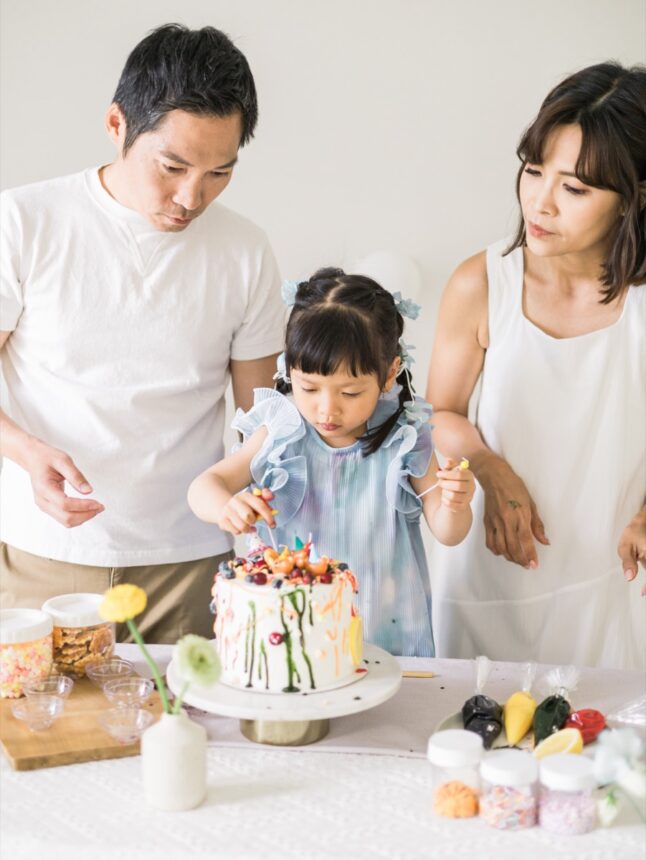 四歲的蛋糕計畫與親子寫真