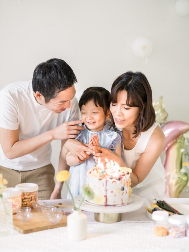 四歲的蛋糕計畫與親子寫真