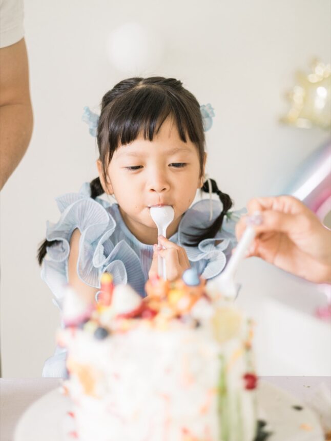 四歲的蛋糕計畫與親子寫真