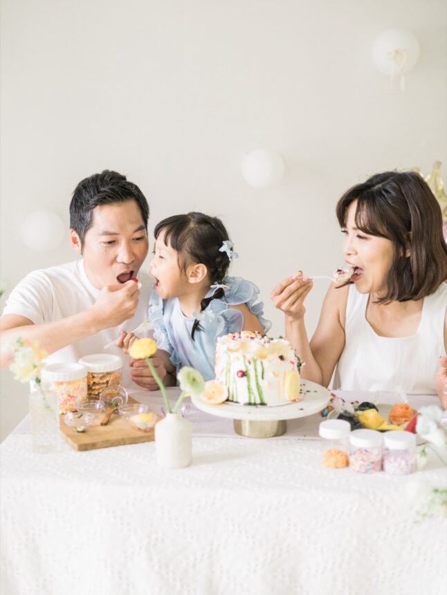 四歲的蛋糕計畫與親子寫真