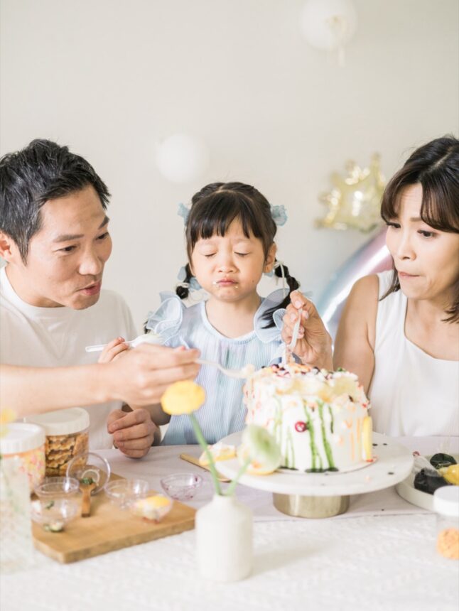 四歲的蛋糕計畫與親子寫真