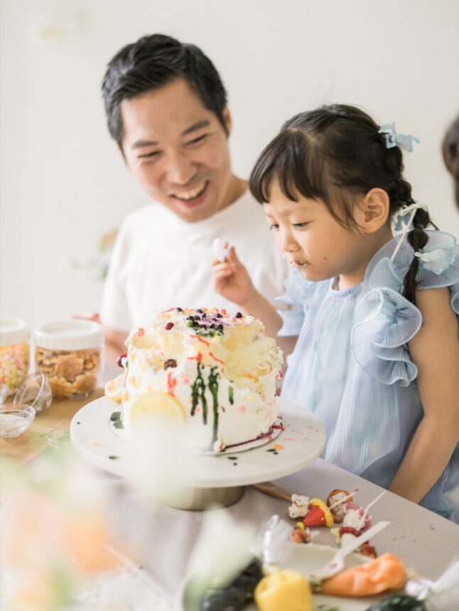 四歲的蛋糕計畫與親子寫真