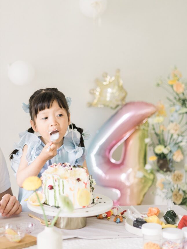 四歲的蛋糕計畫與親子寫真