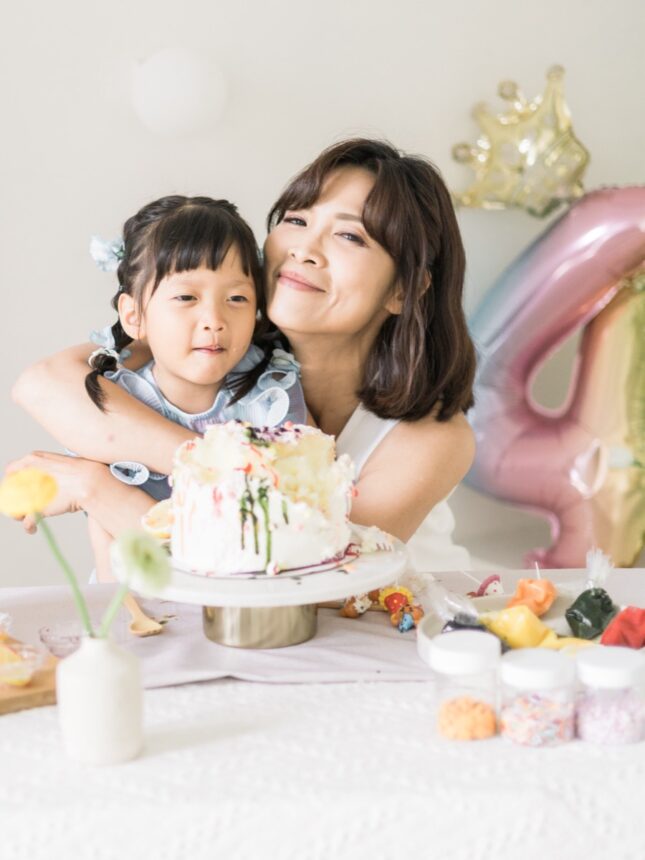 四歲的蛋糕計畫與親子寫真