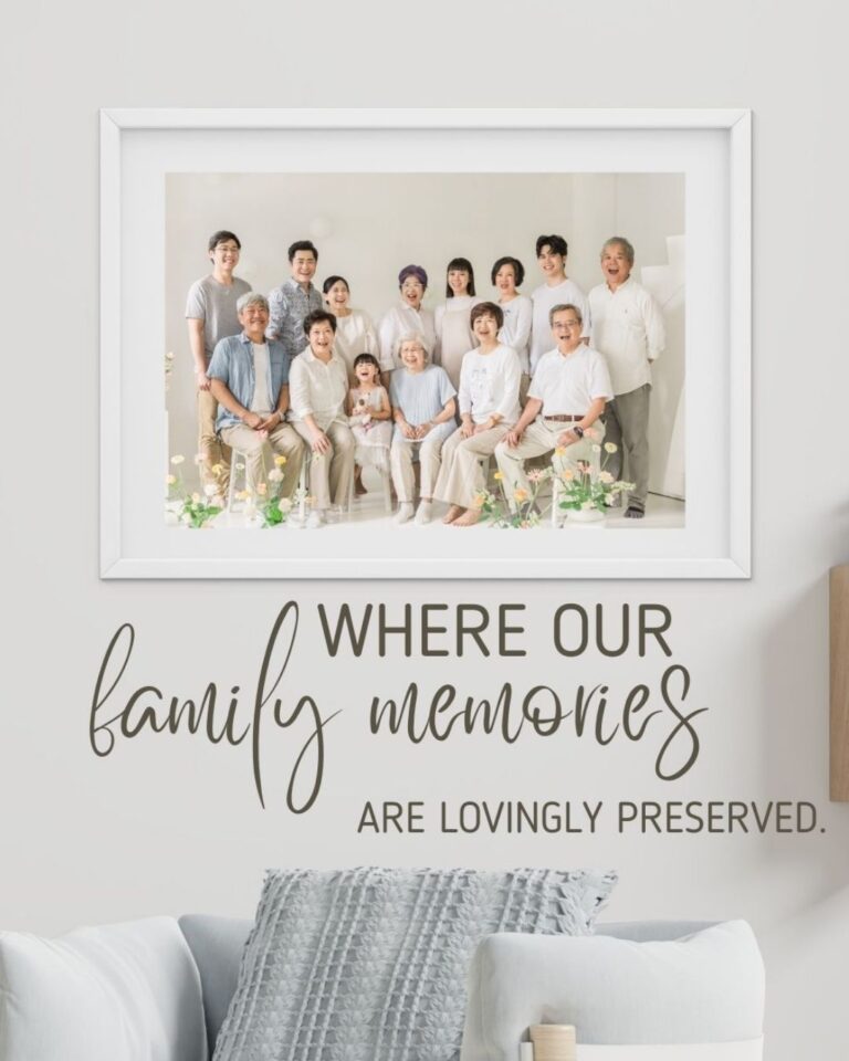 家庭照片相框、家庭相框搭配、三代家庭照