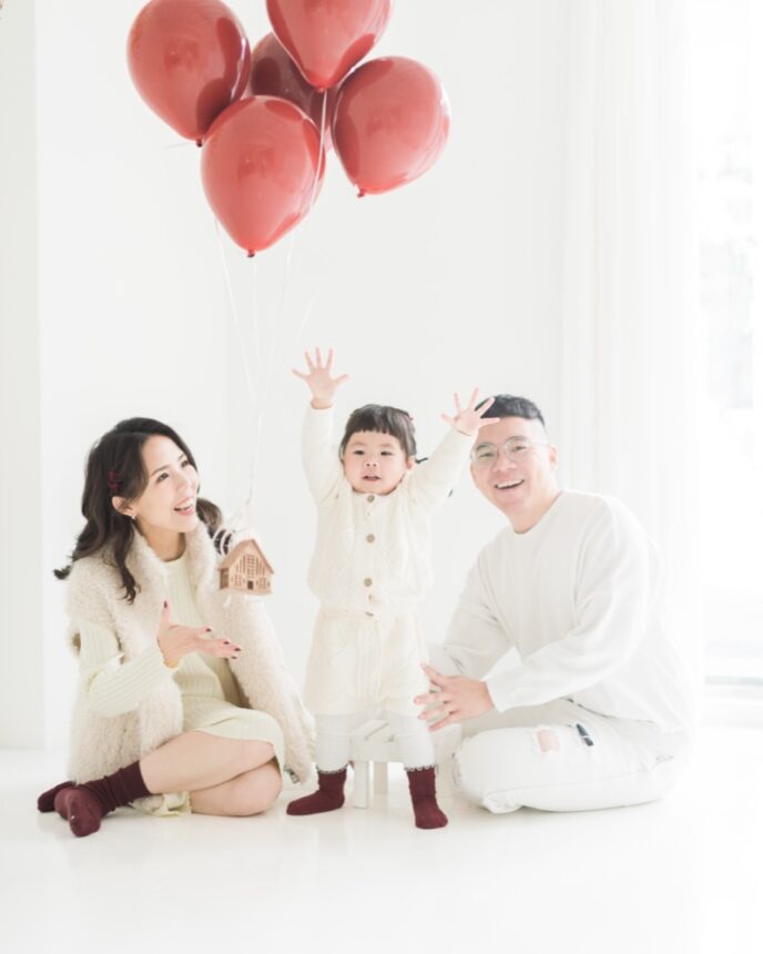 兩歲親子寫真，台中為兩歲家庭的自然互動寫真攝影