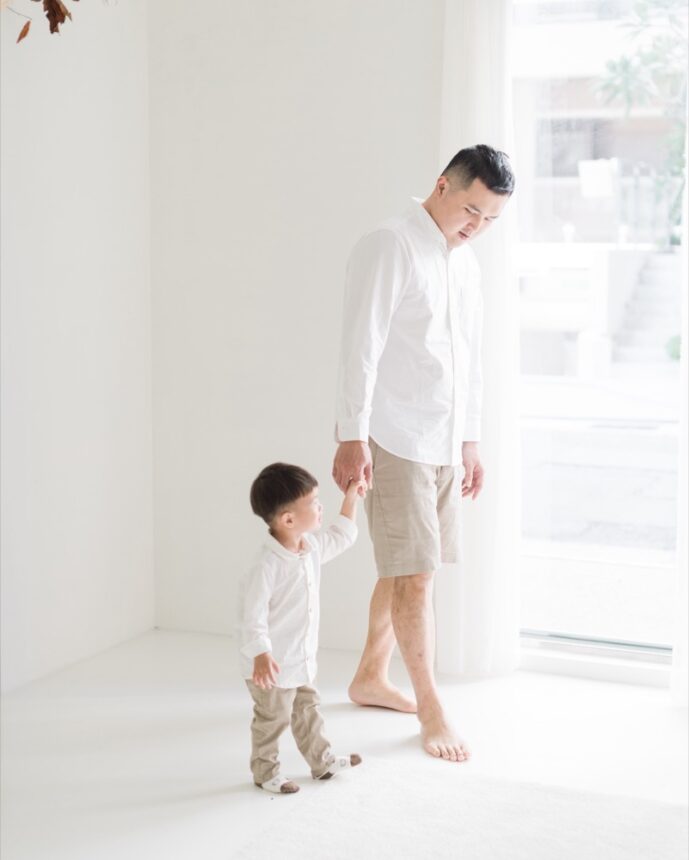 自然的親子攝影