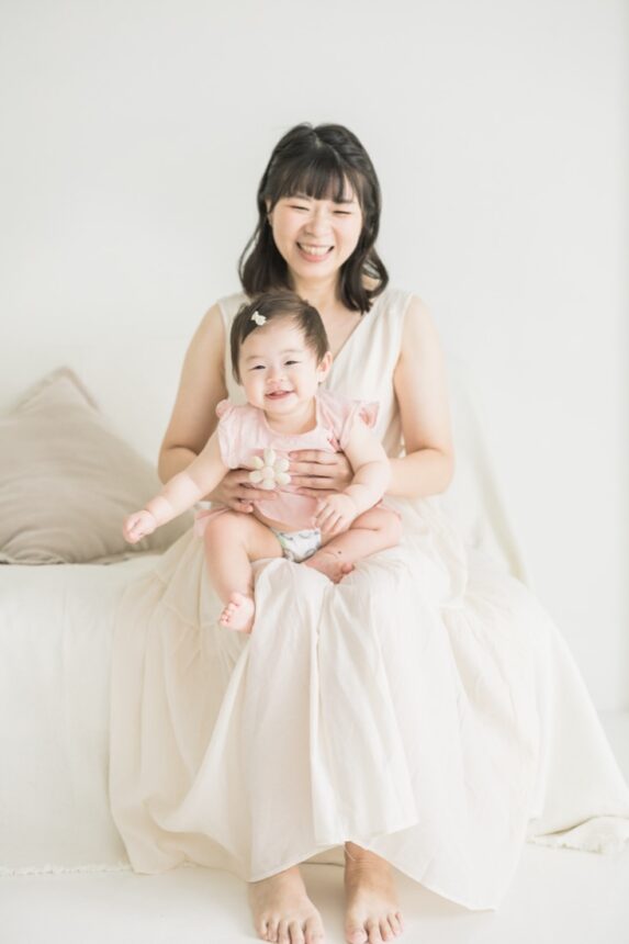 週歲親子寫真，一歲女寶與媽咪，媽咪與寶寶寫真