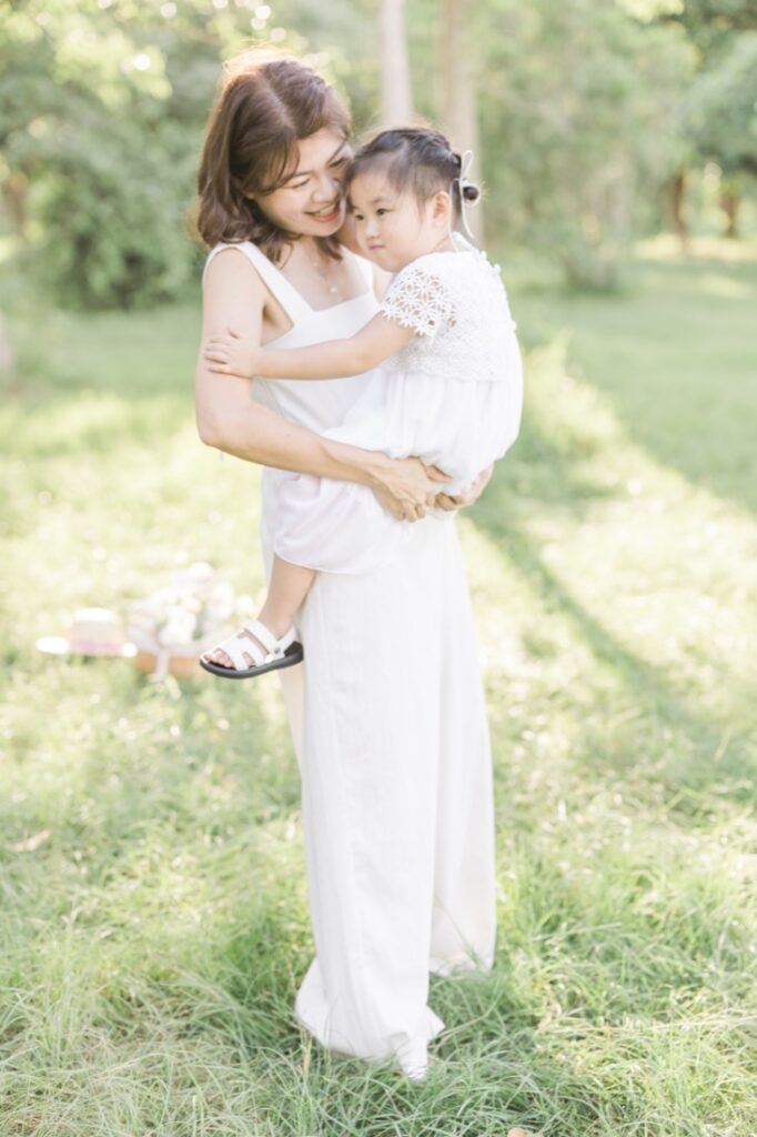 親子寫真紀錄媽媽與孩子生活感合照