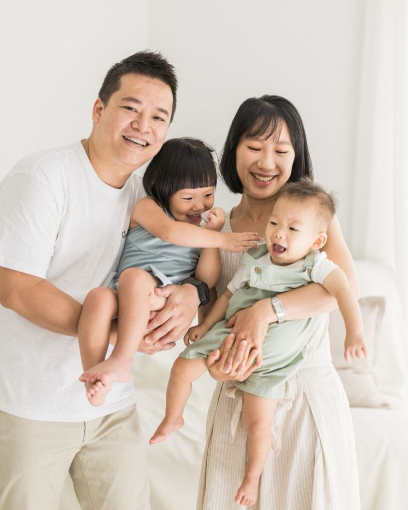混齡孩子家庭寫真